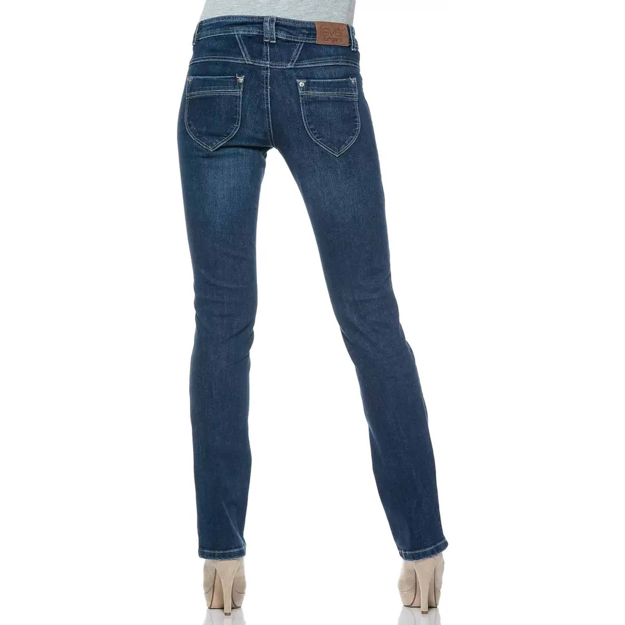 Blue Cotton Jeans Denim