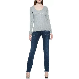 Blue Cotton Jeans Denim