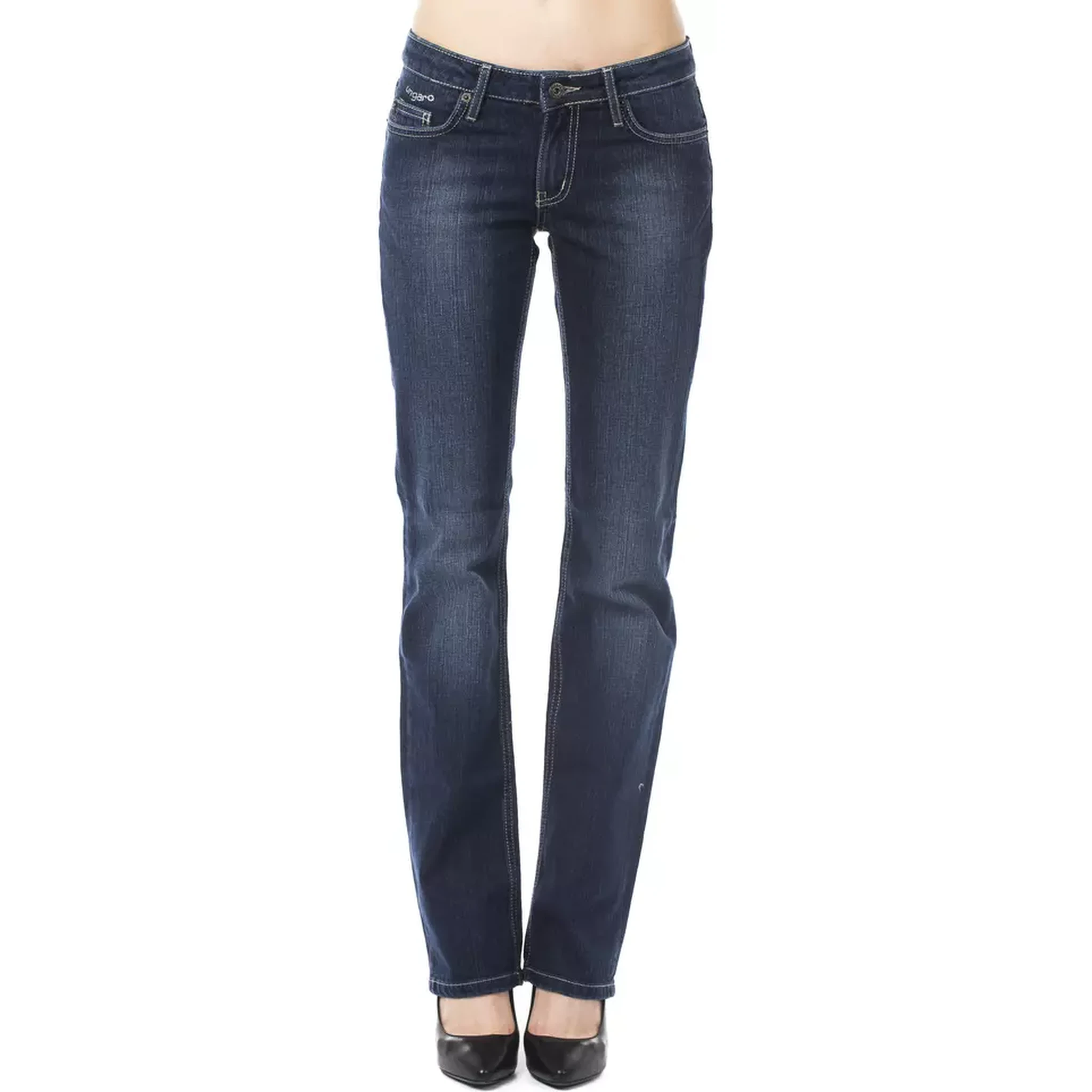 Blue Cotton Jeans Denim