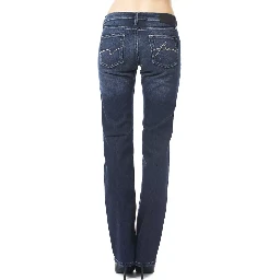 Blue Cotton Jeans Denim