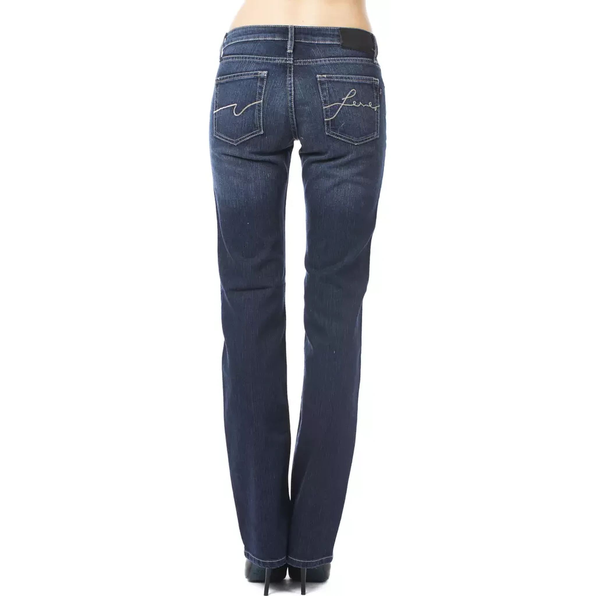 Blue Cotton Jeans Denim