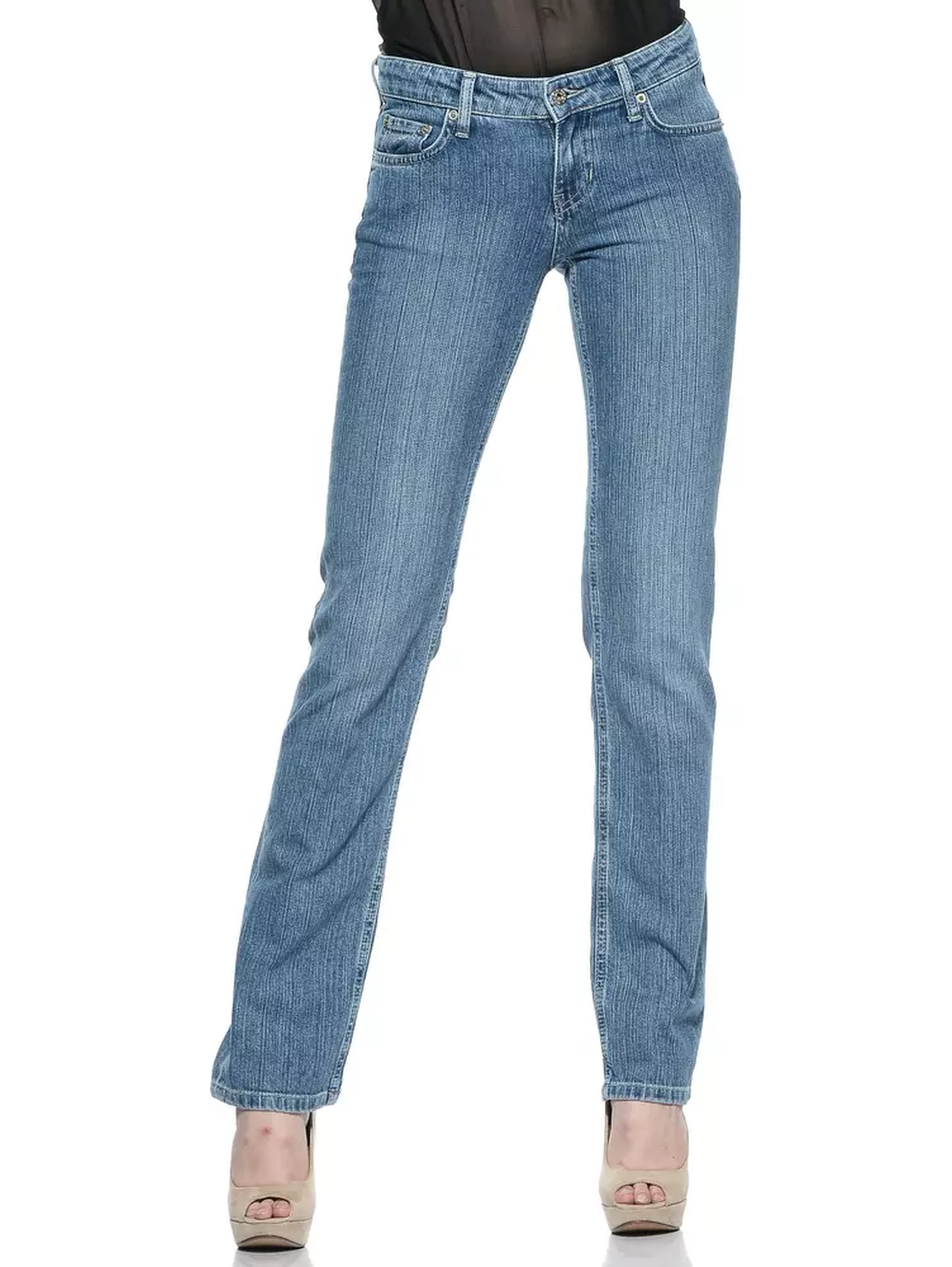 Light Blue Cotton Jeans Denim