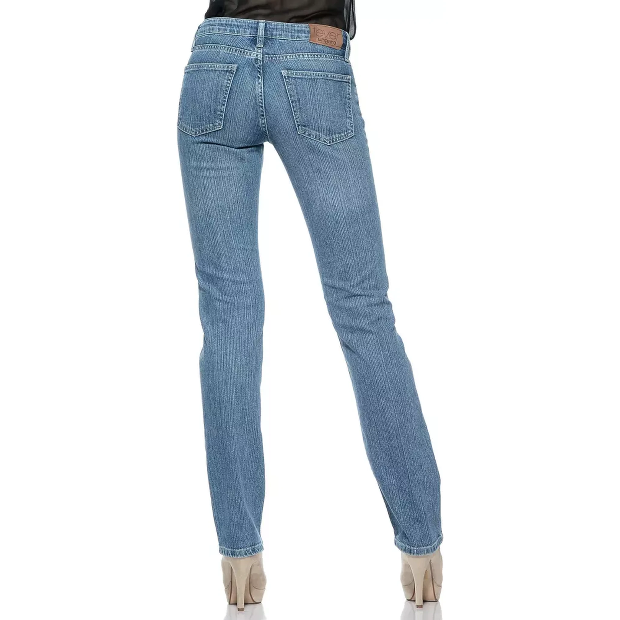 Light Blue Cotton Jeans Denim