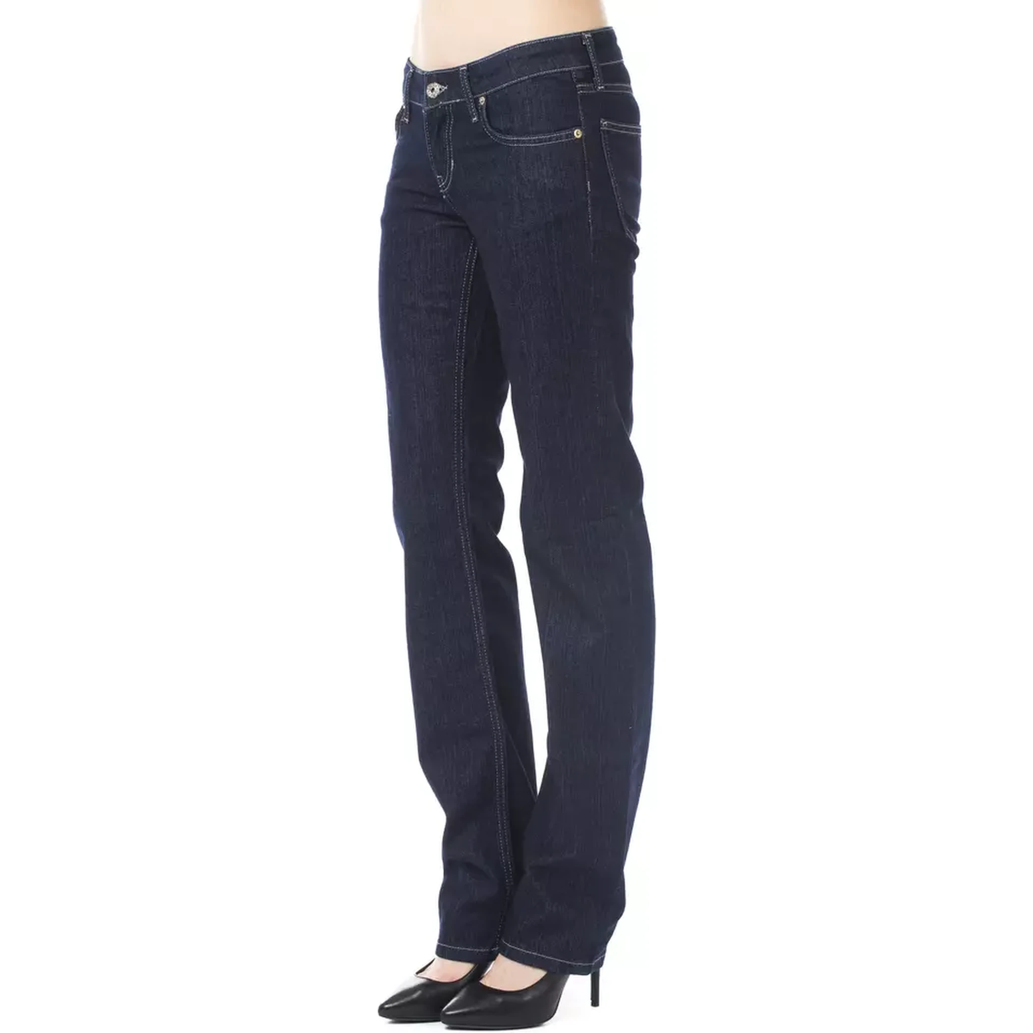 Blue Cotton Jeans Denim