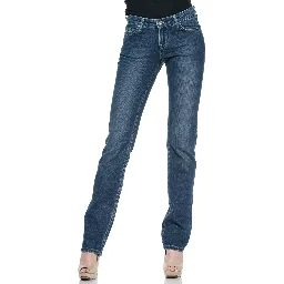 Blue Cotton Jeans Denim