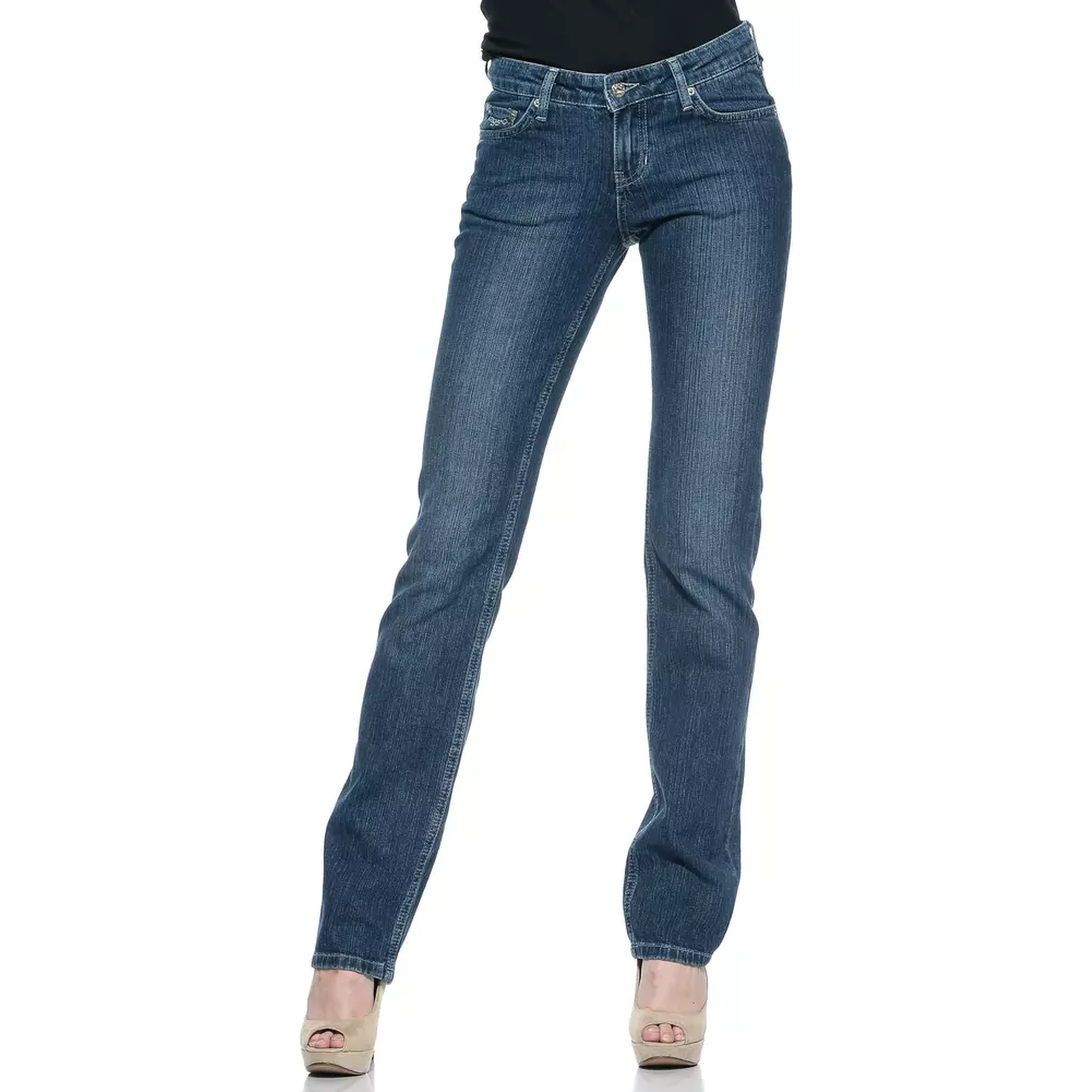 Blue Cotton Jeans Denim