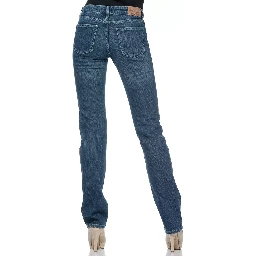 Blue Cotton Jeans Denim