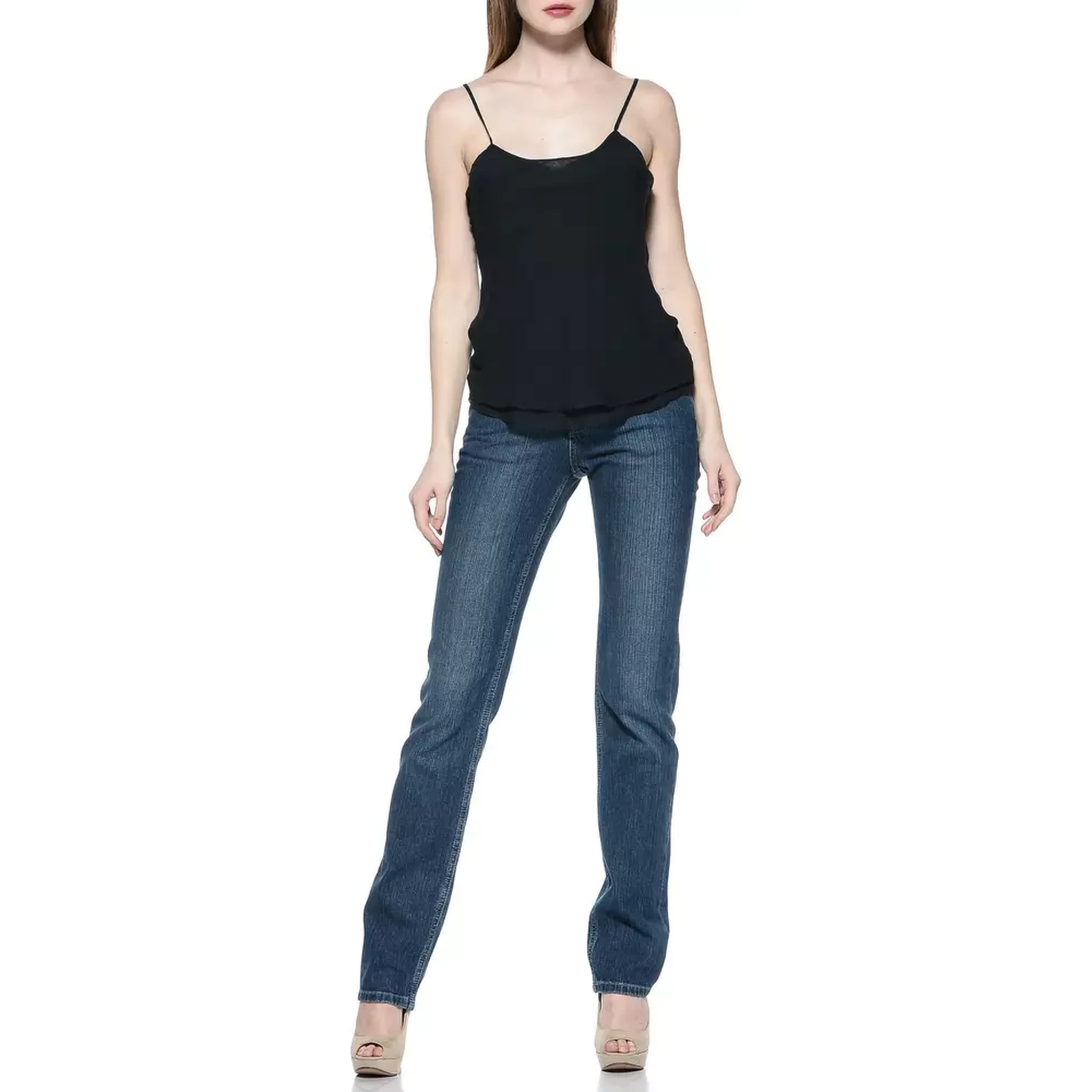 Blue Cotton Jeans Denim