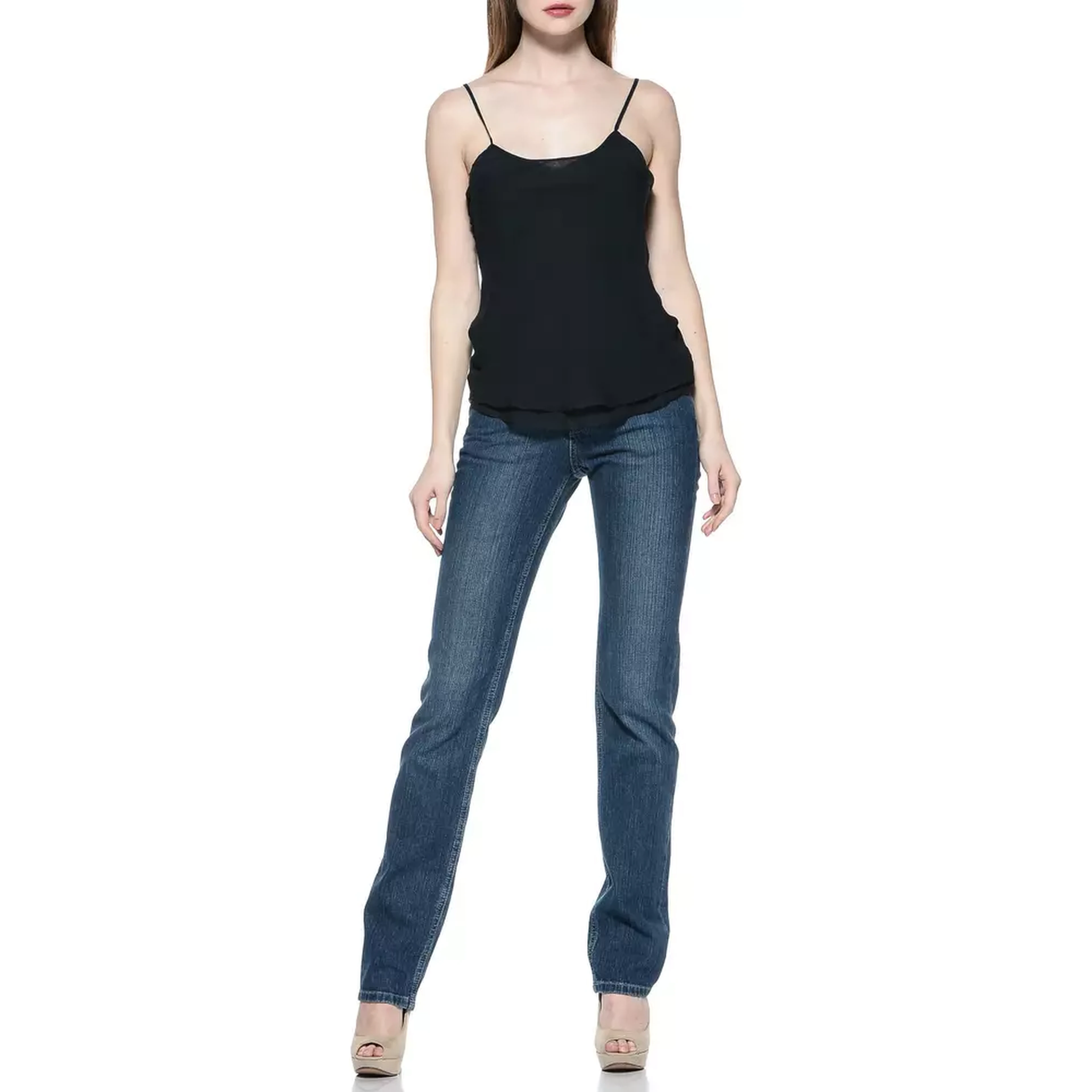 Blue Cotton Jeans Denim