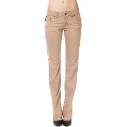 Beige Cotton Pant