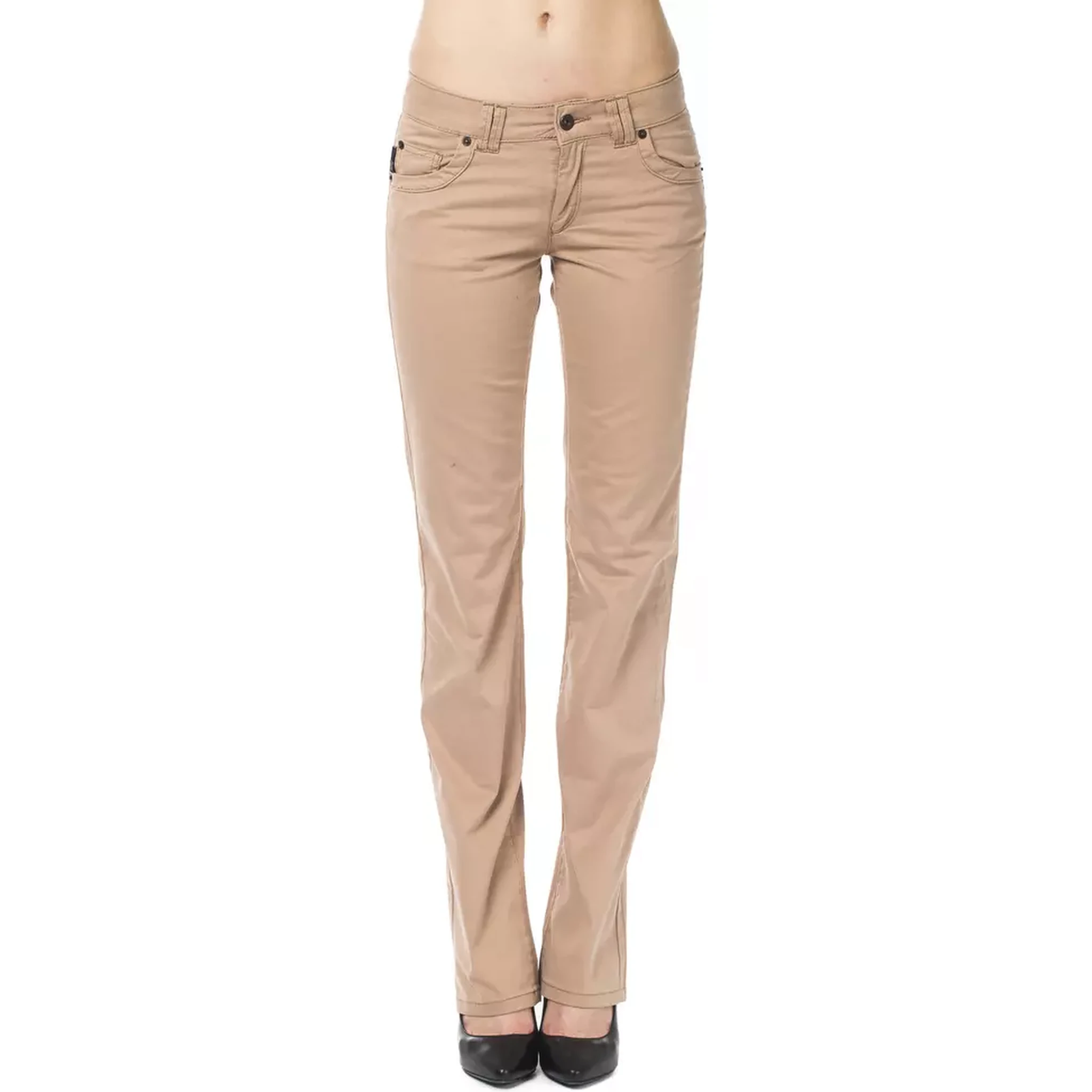 Beige Cotton Pant