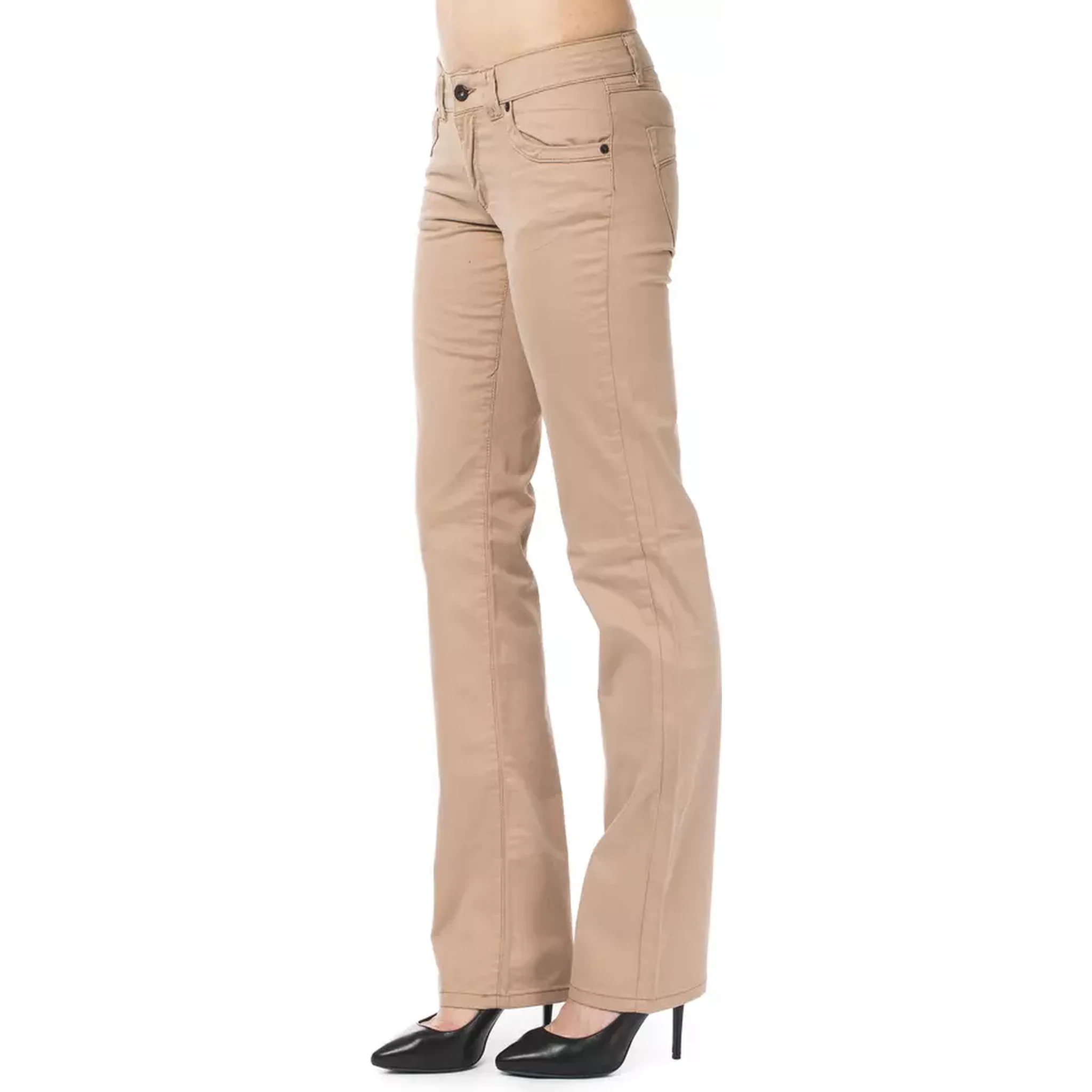 Beige Cotton Pant