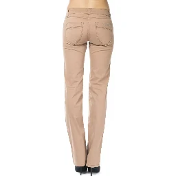 Beige Cotton Pant