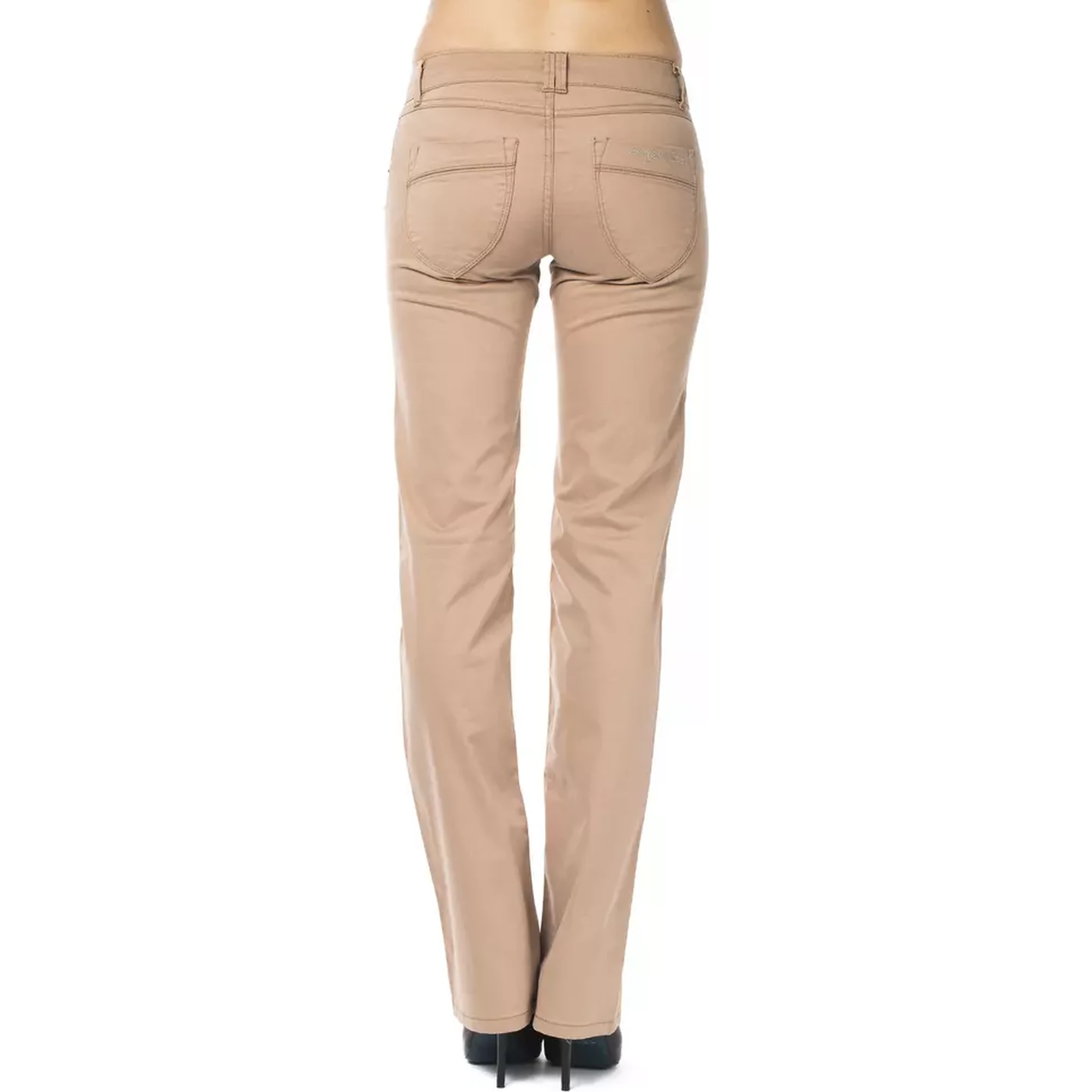 Beige Cotton Pant