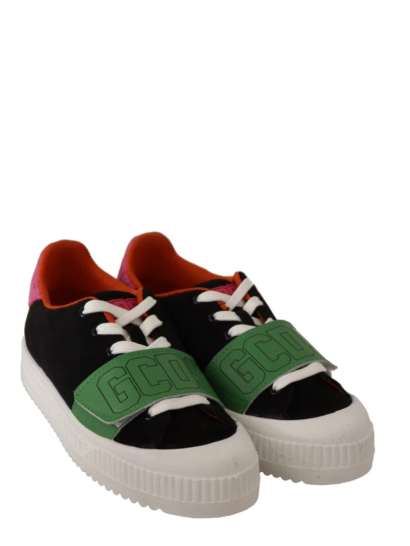 Multicolor Suede Low Top Lace Up Women Sneakers Shoes