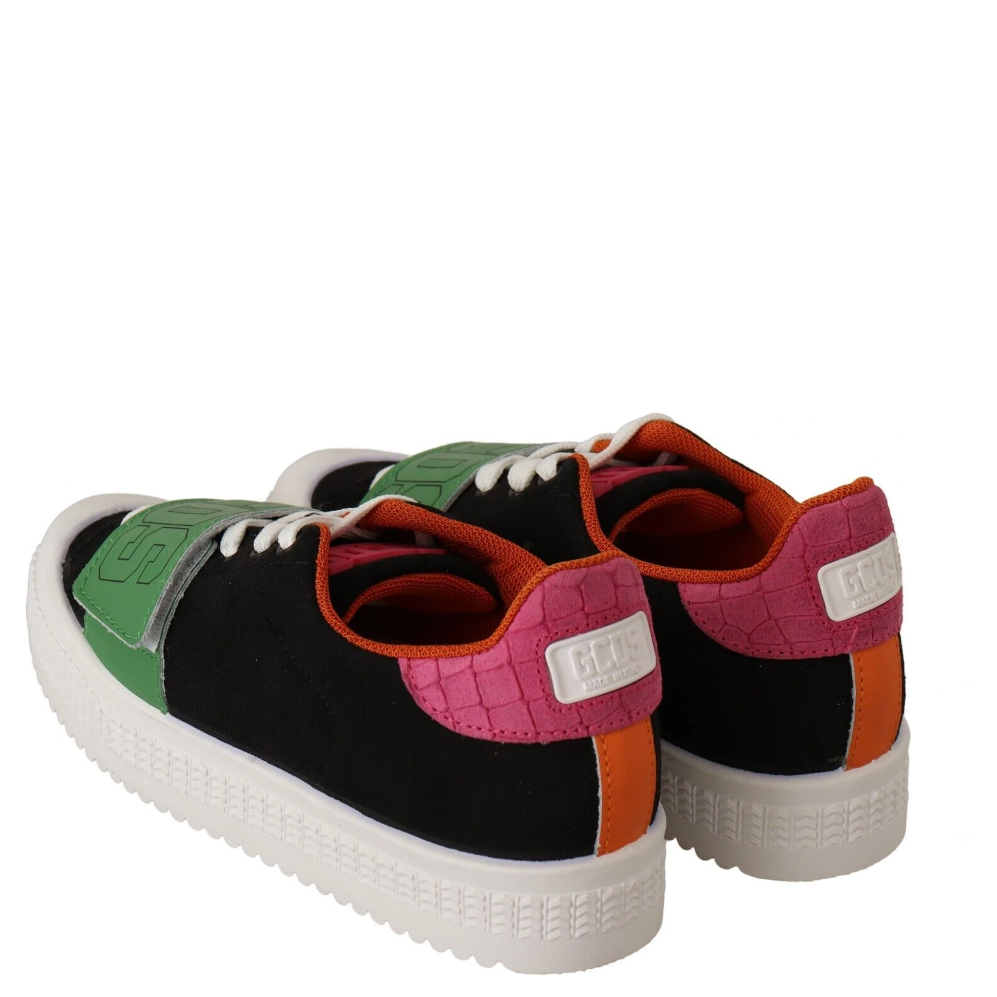 Multicolor Suede Low Top Lace Up Women Sneakers Shoes