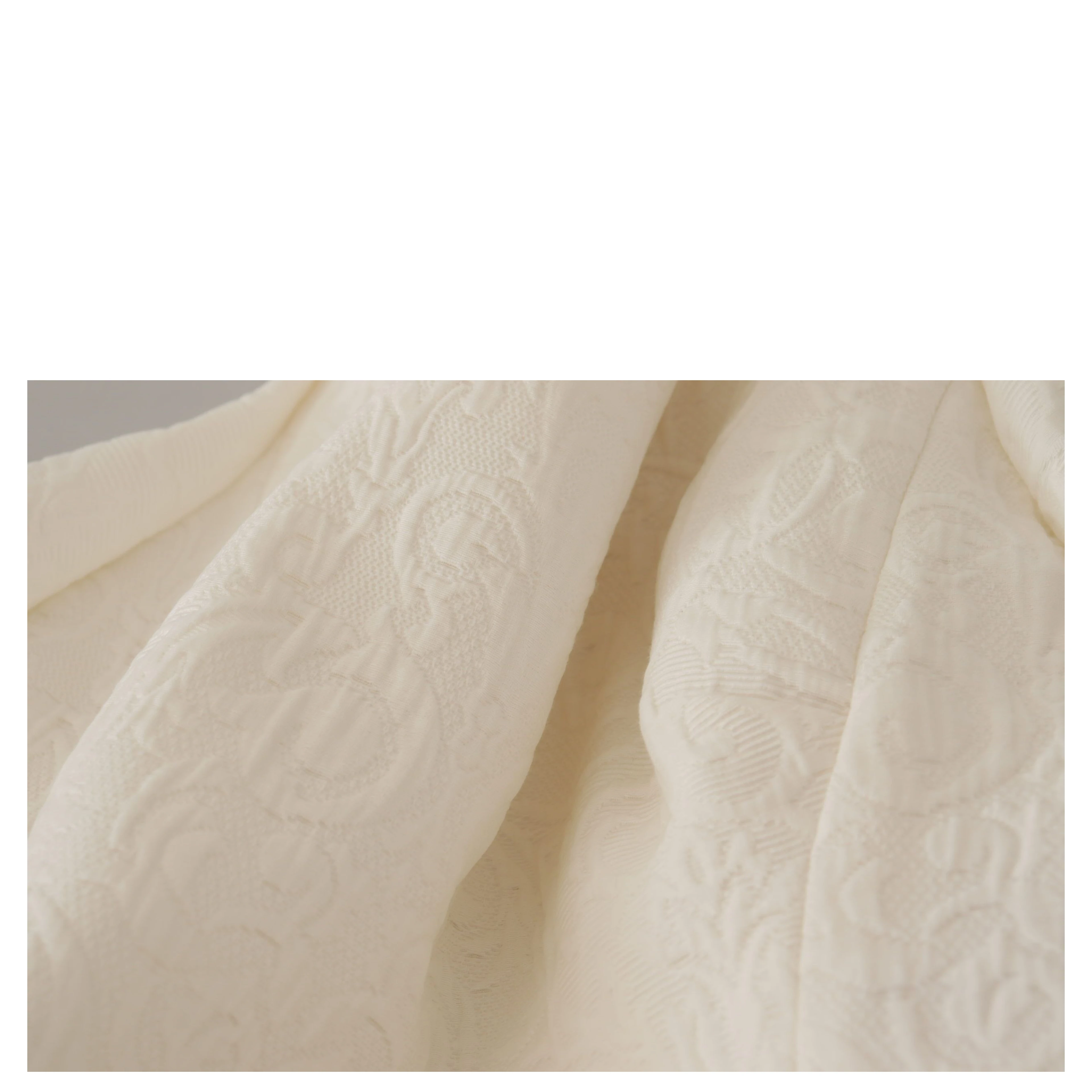 White Jaquard Midi Floral Sheath Brocade Dress