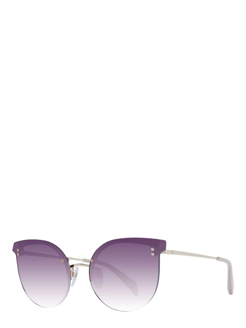 Gold Stainless Steel Sunglasses