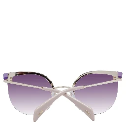 Gold Stainless Steel Sunglasses