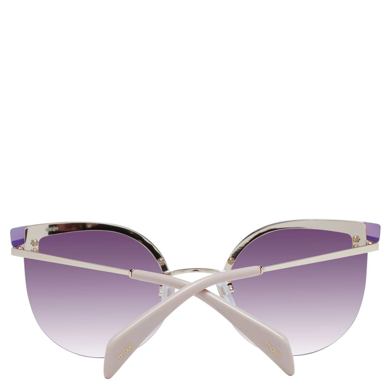 Gold Stainless Steel Sunglasses