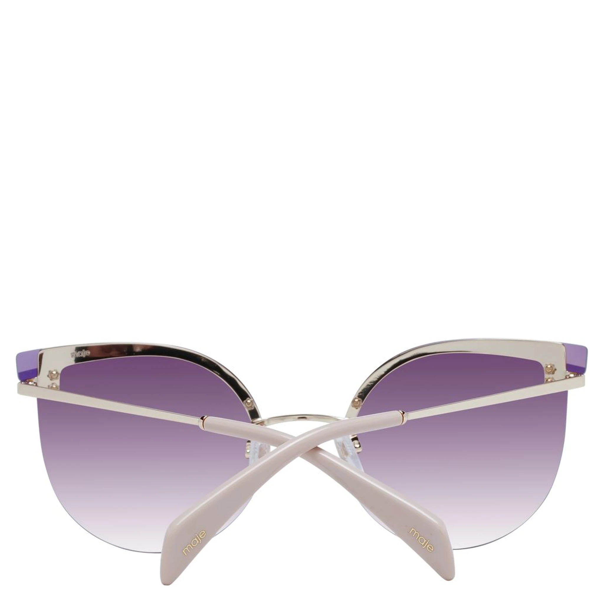 Gold Stainless Steel Sunglasses