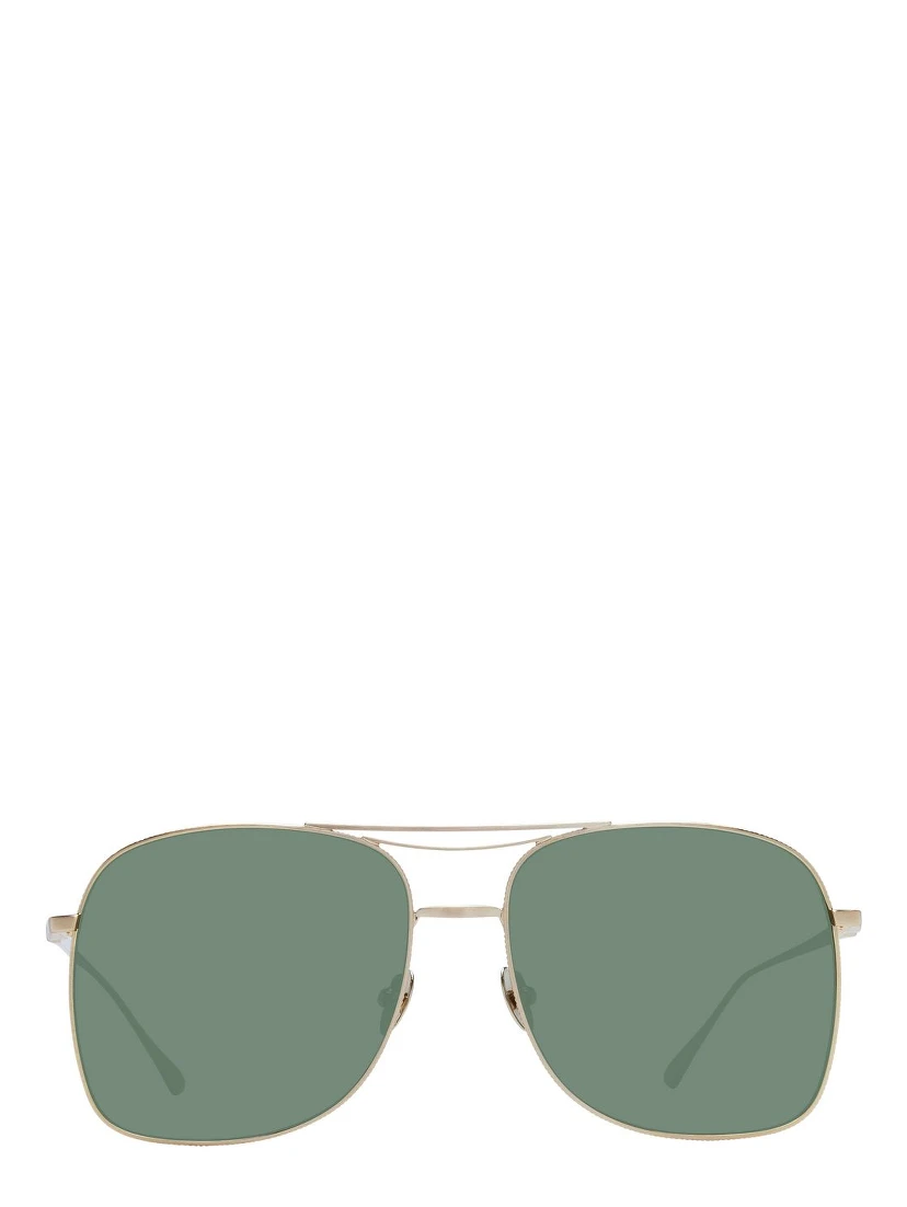 Gold Stainless Steel Sunglasses