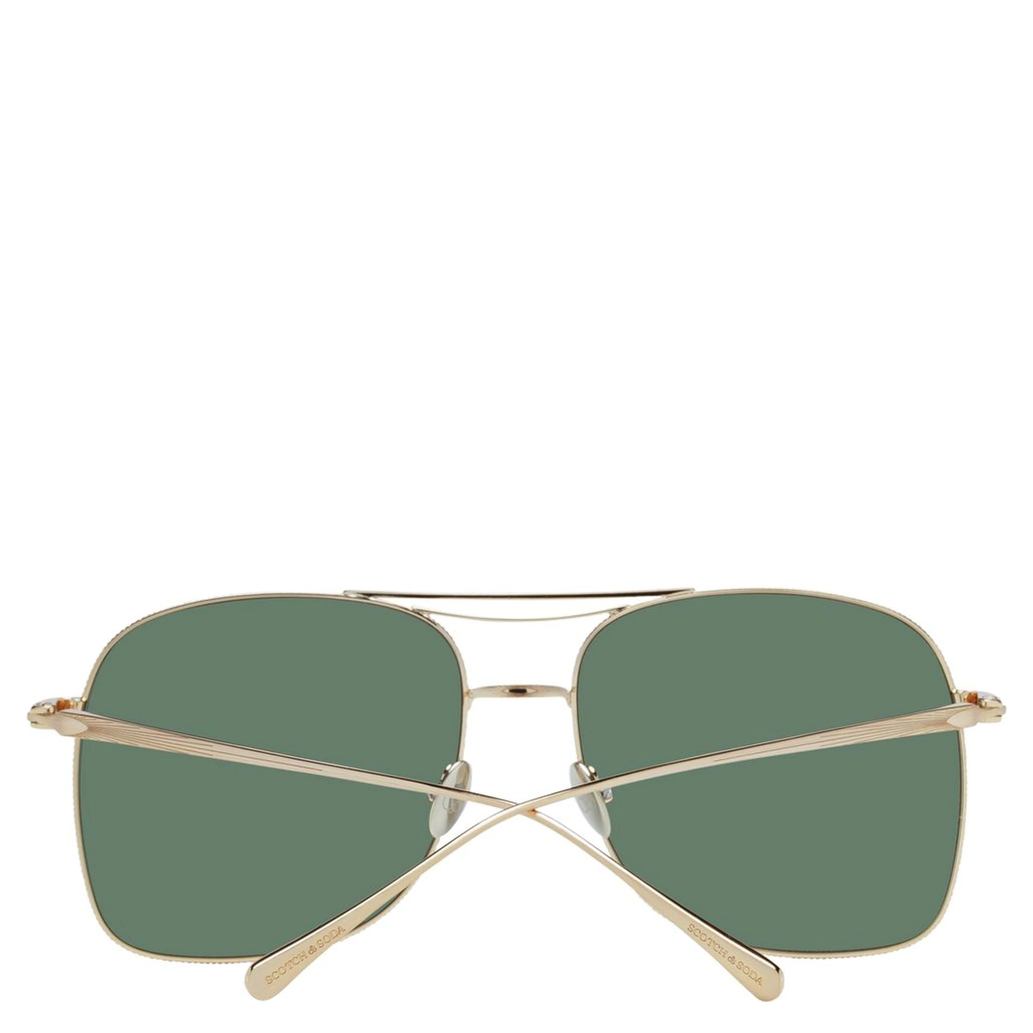 Gold Stainless Steel Sunglasses