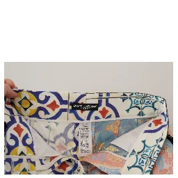 Multicolor High Waist Hot Pants Shorts