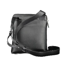 Black Polyester Shoulder Bag