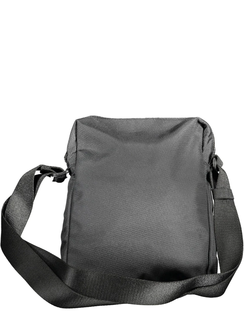 Black Polyester Shoulder Bag