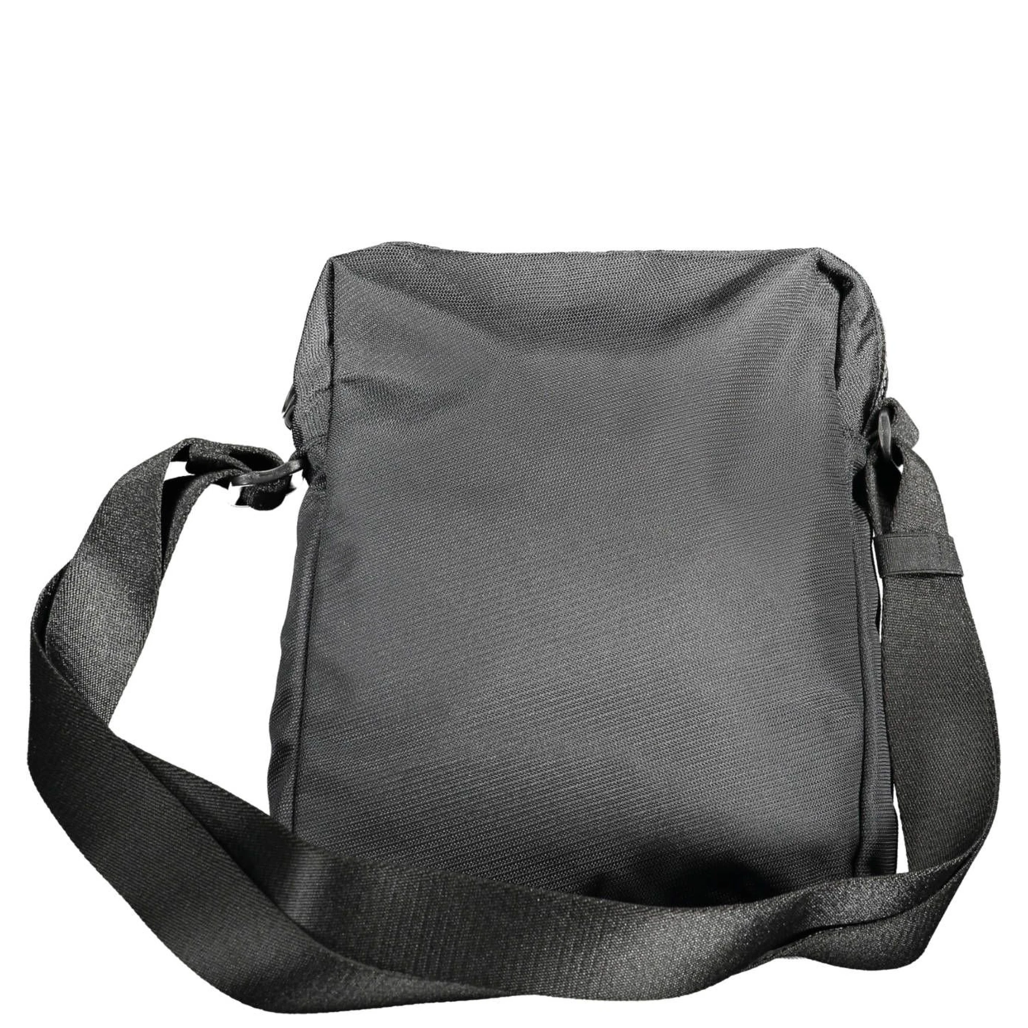 Black Polyester Shoulder Bag