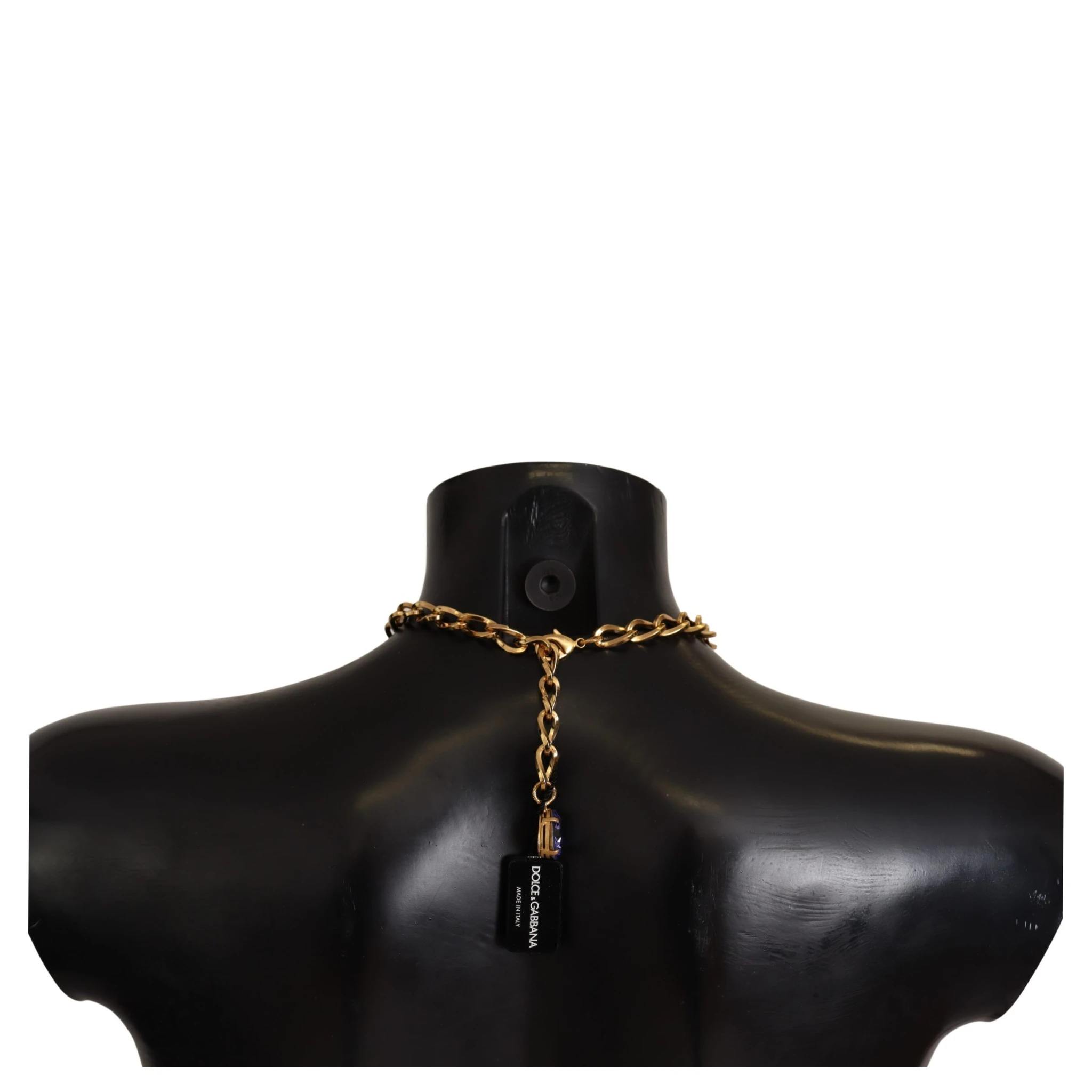 Gold Brass Crystal Purple Pink Pearl Pendants Necklace