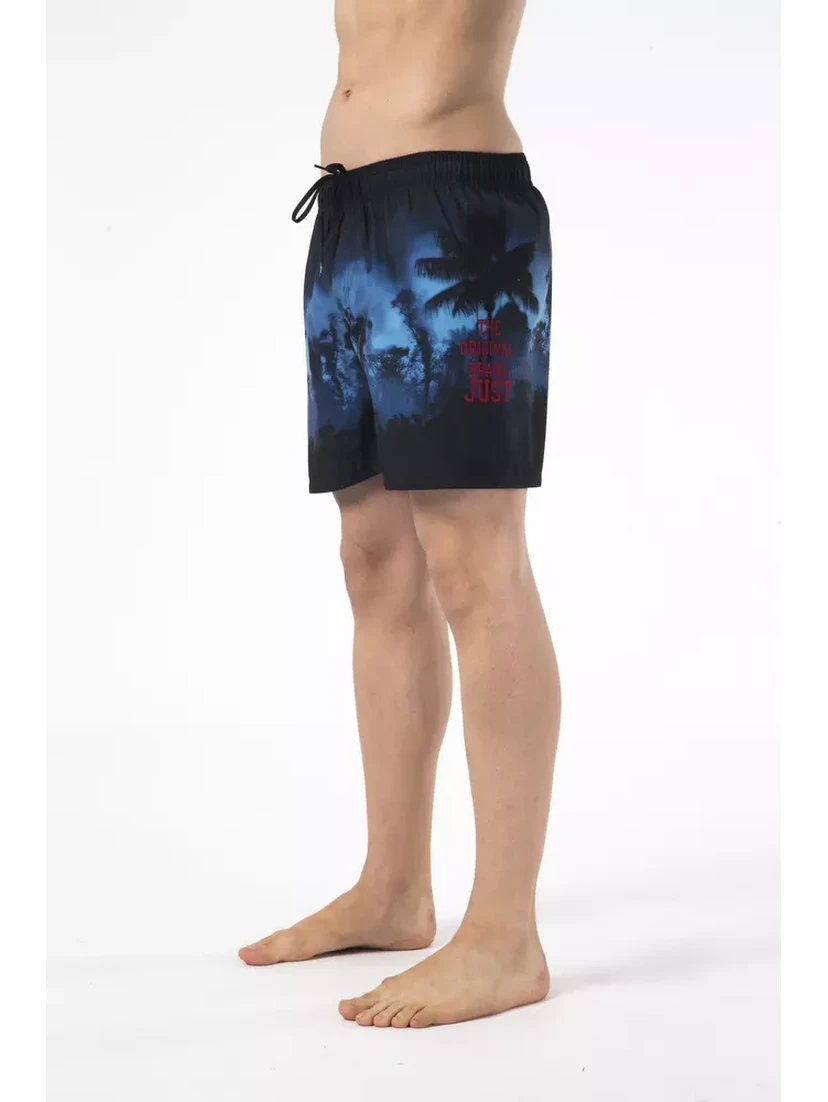 Black Polyester Swimwear