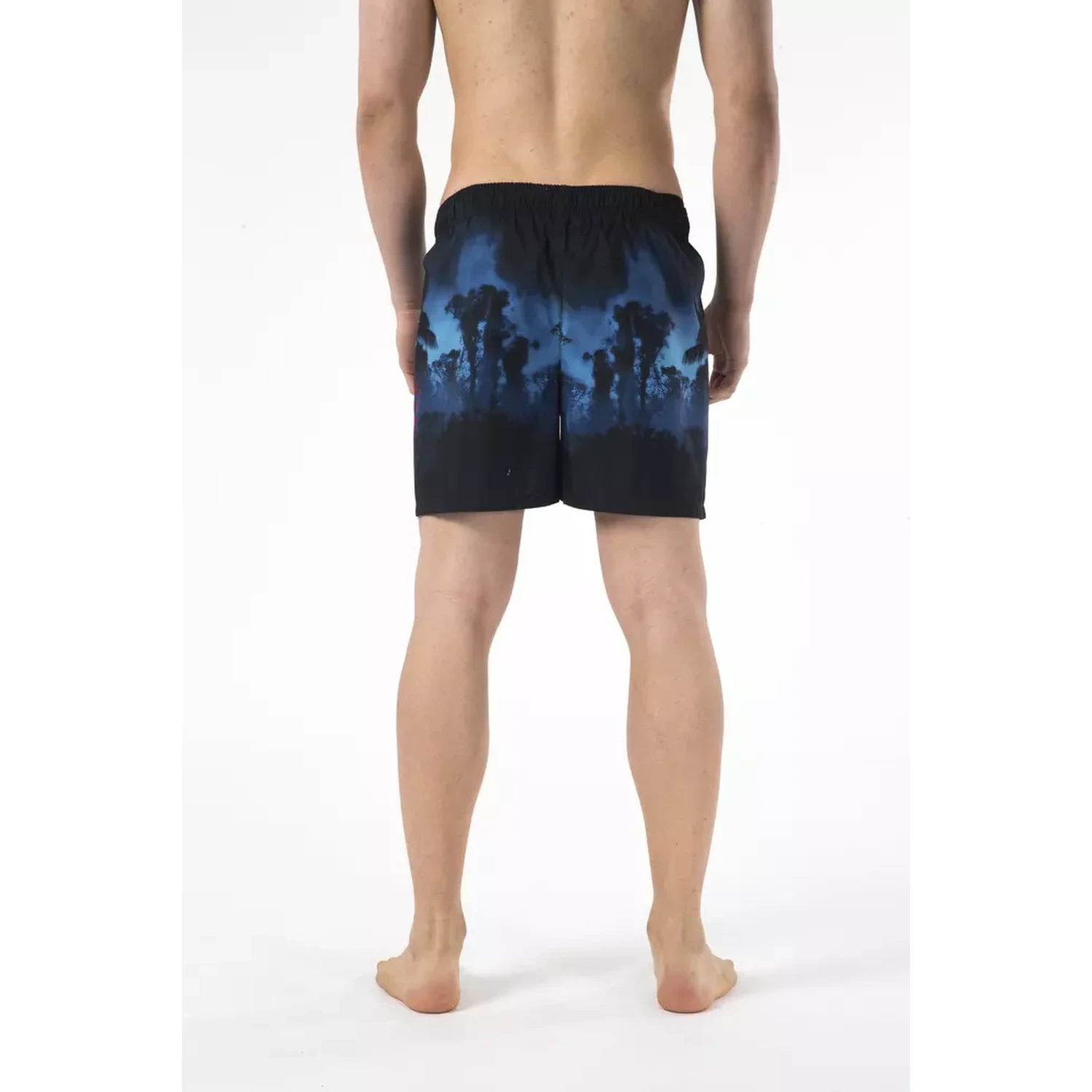 Black Polyester Swimwear