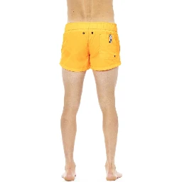 Orange Polyamide Swimwear