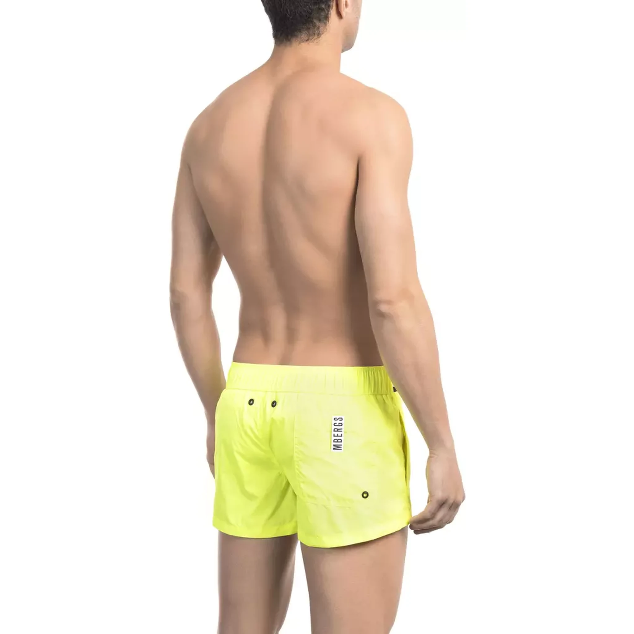 Yellow Polyamide Swimwear