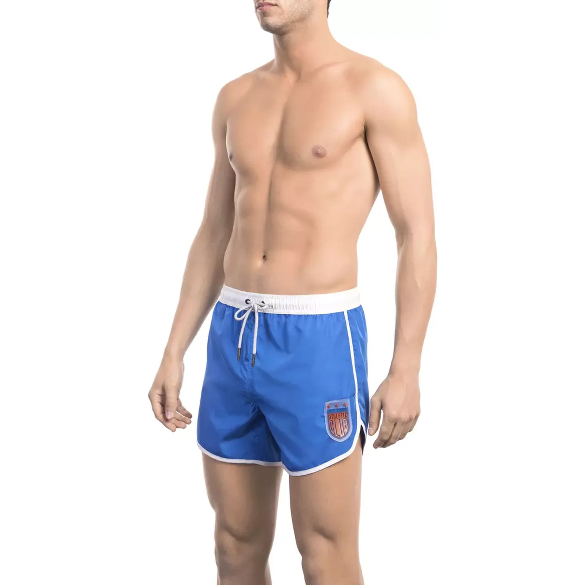 Blue Polyester Swimwear