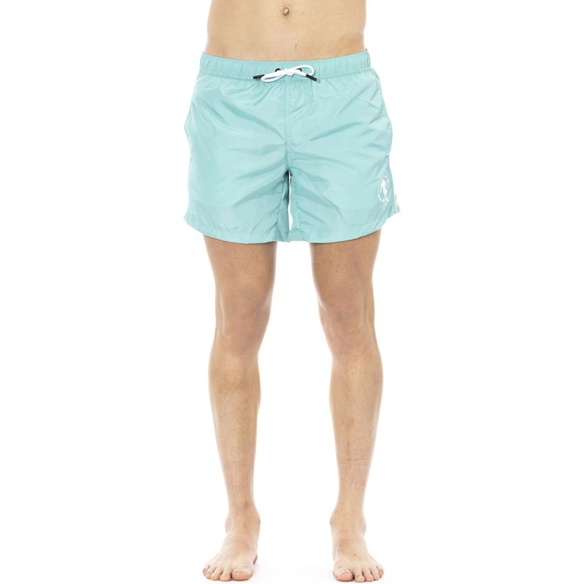 Light Blue Polyester Swimwear