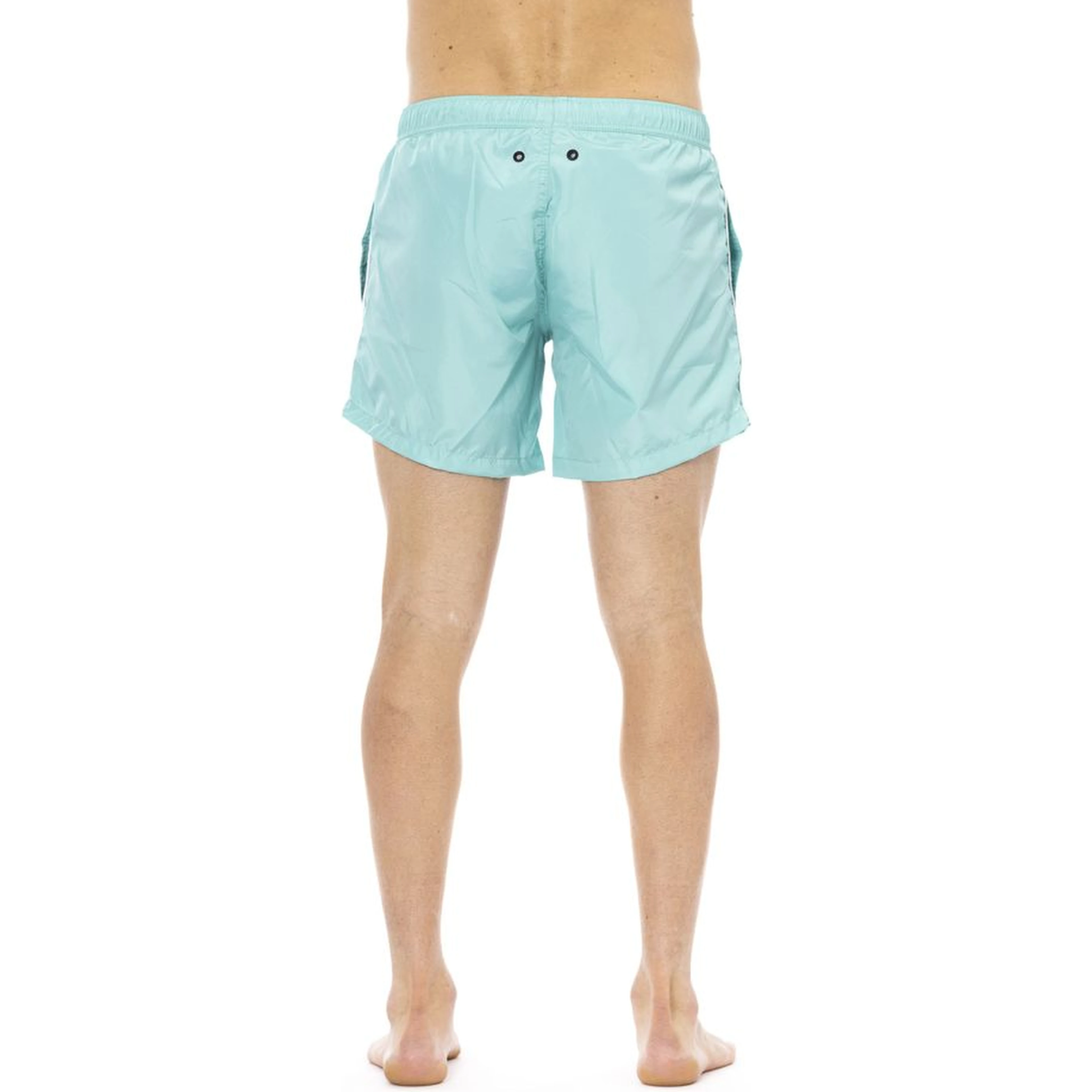 Light Blue Polyester Swimwear