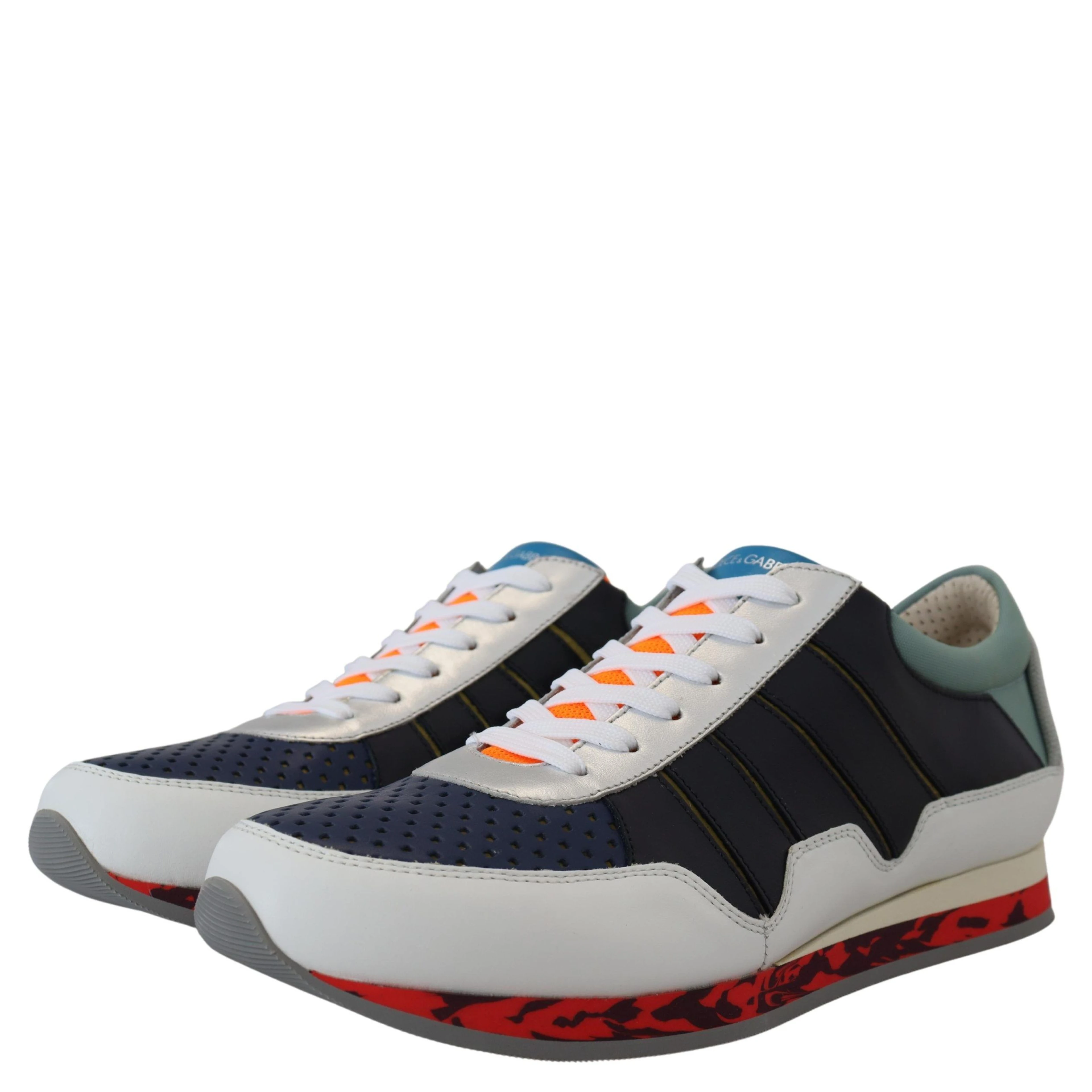 Multicolor Leather Sport Low Top Sneakers