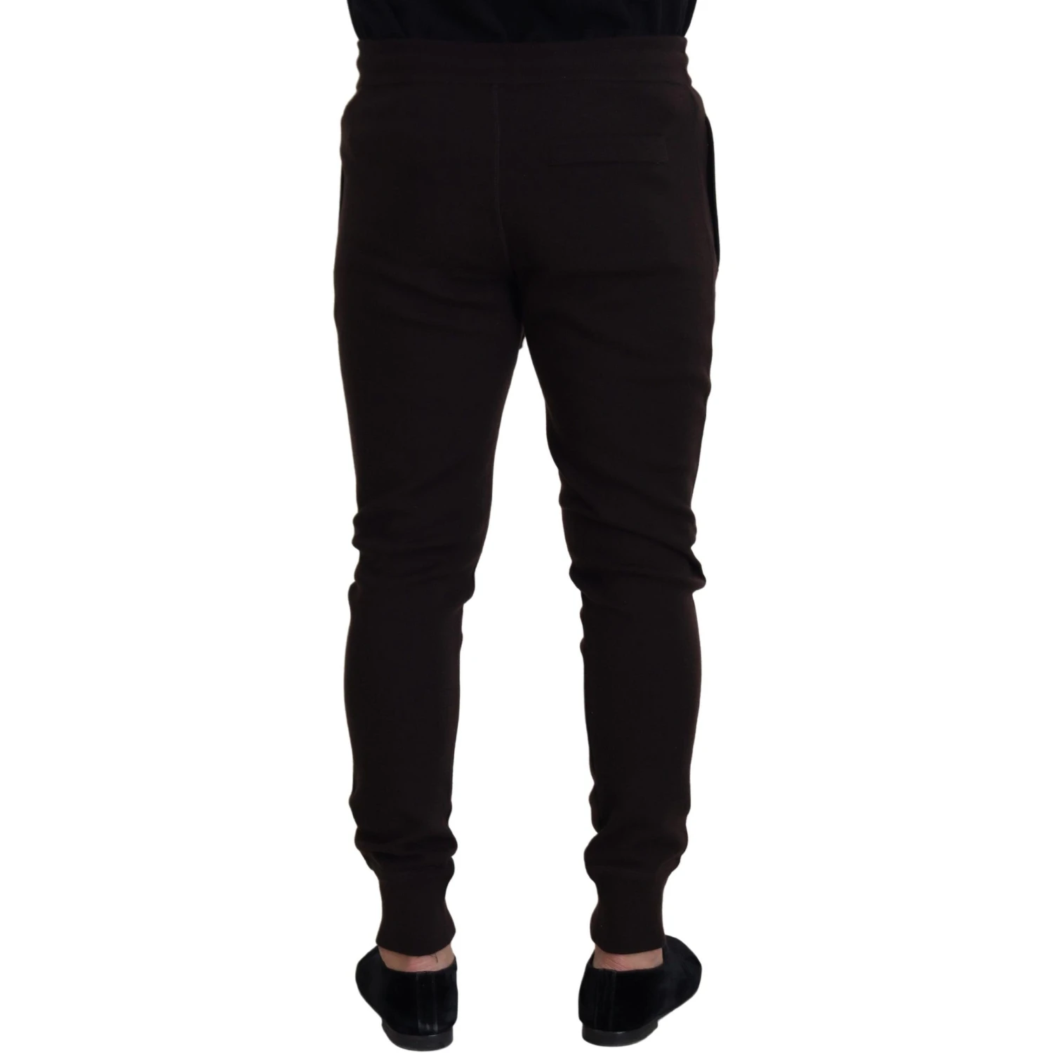 Brown Cashmere Trousers Bottoms Drawstring Pants