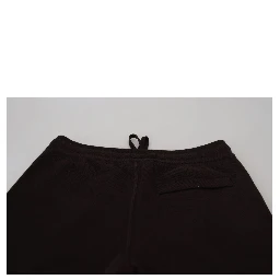 Brown Cashmere Trousers Bottoms Drawstring Pants