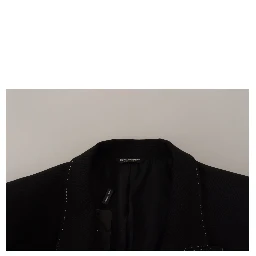 Black Double Breasted Coat Blazer Jacket