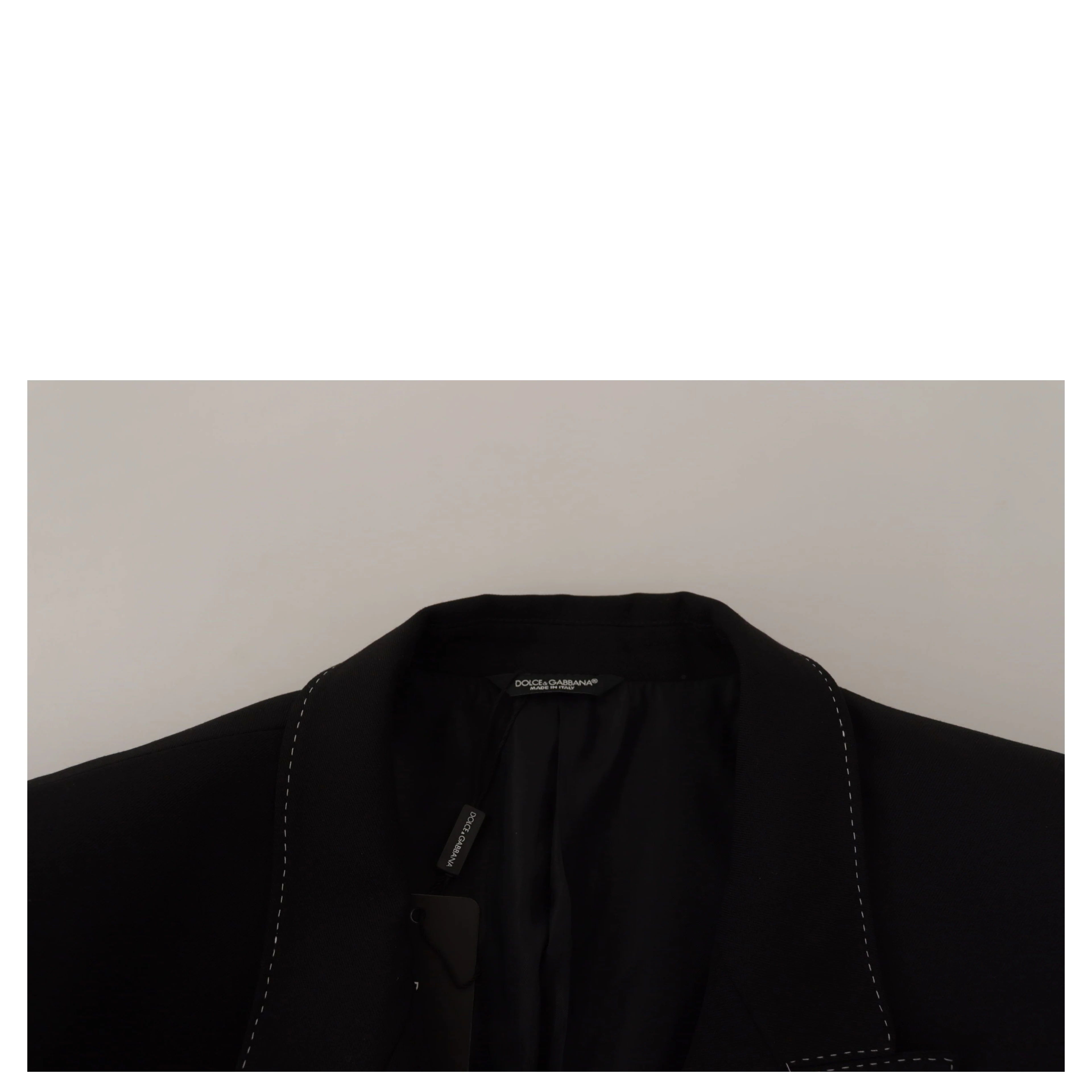 Black Double Breasted Coat Blazer Jacket