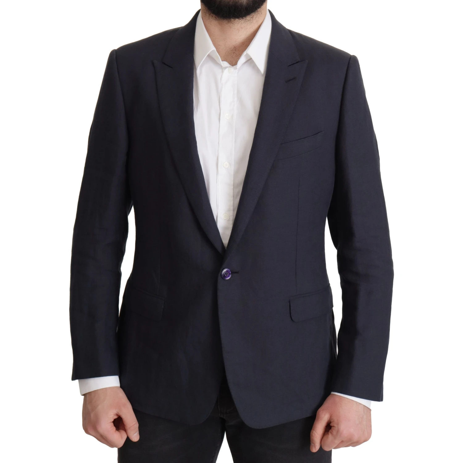 Dark Blue ALTA SARTORIA Jacket Coat Blazer