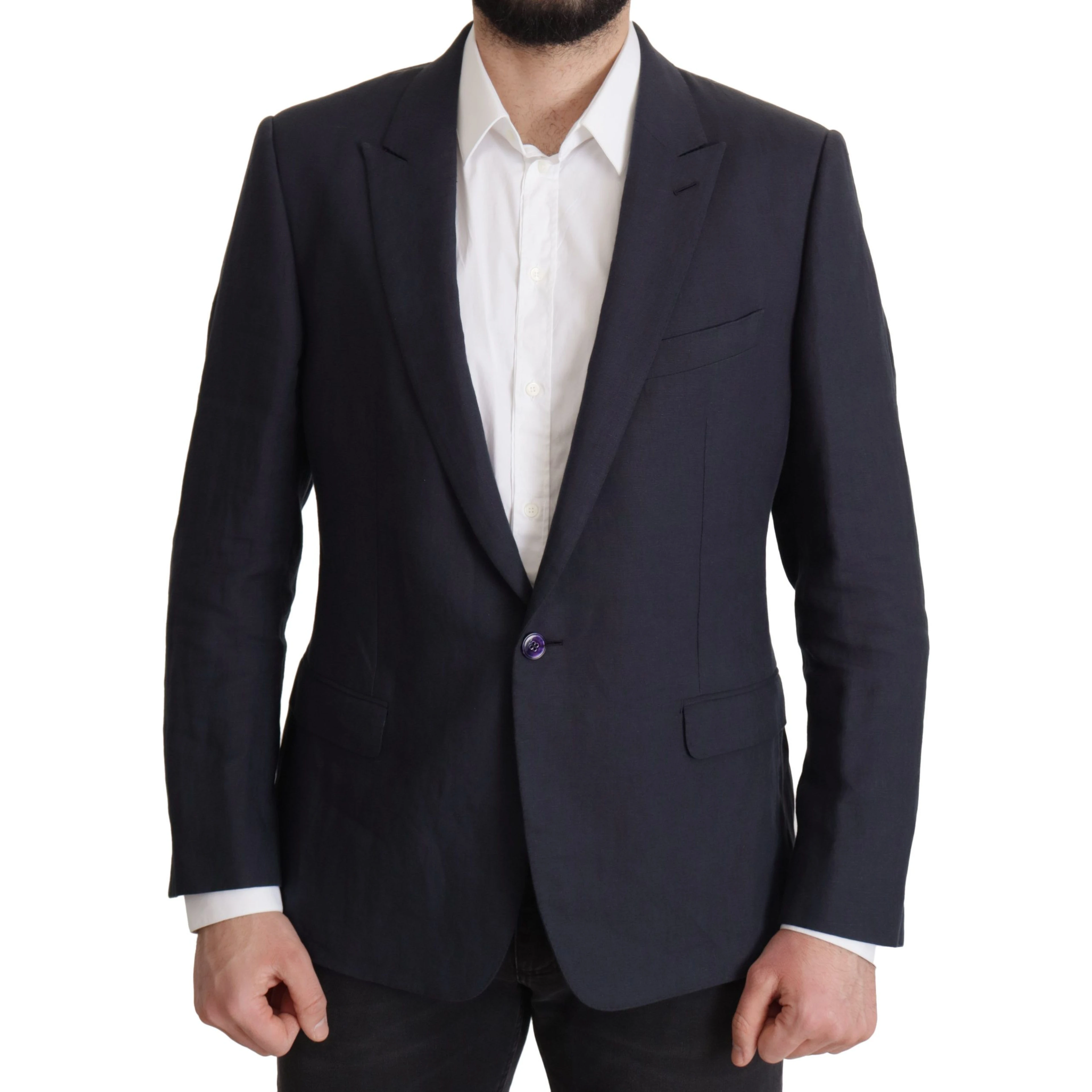 Dark Blue ALTA SARTORIA Jacket Coat Blazer