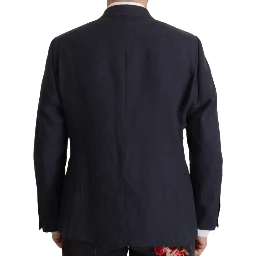 Dark Blue ALTA SARTORIA Jacket Coat Blazer