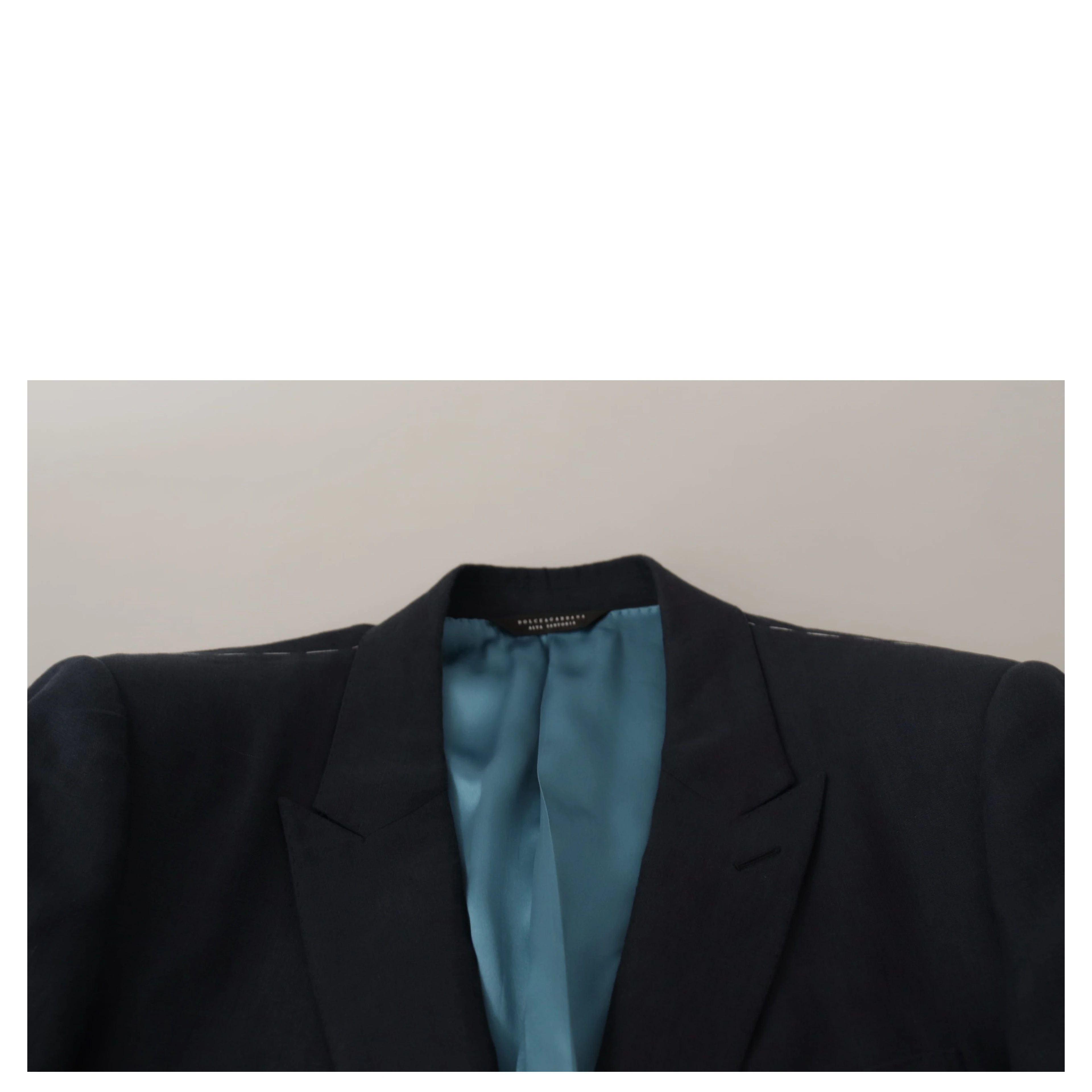 Dark Blue ALTA SARTORIA Jacket Coat Blazer