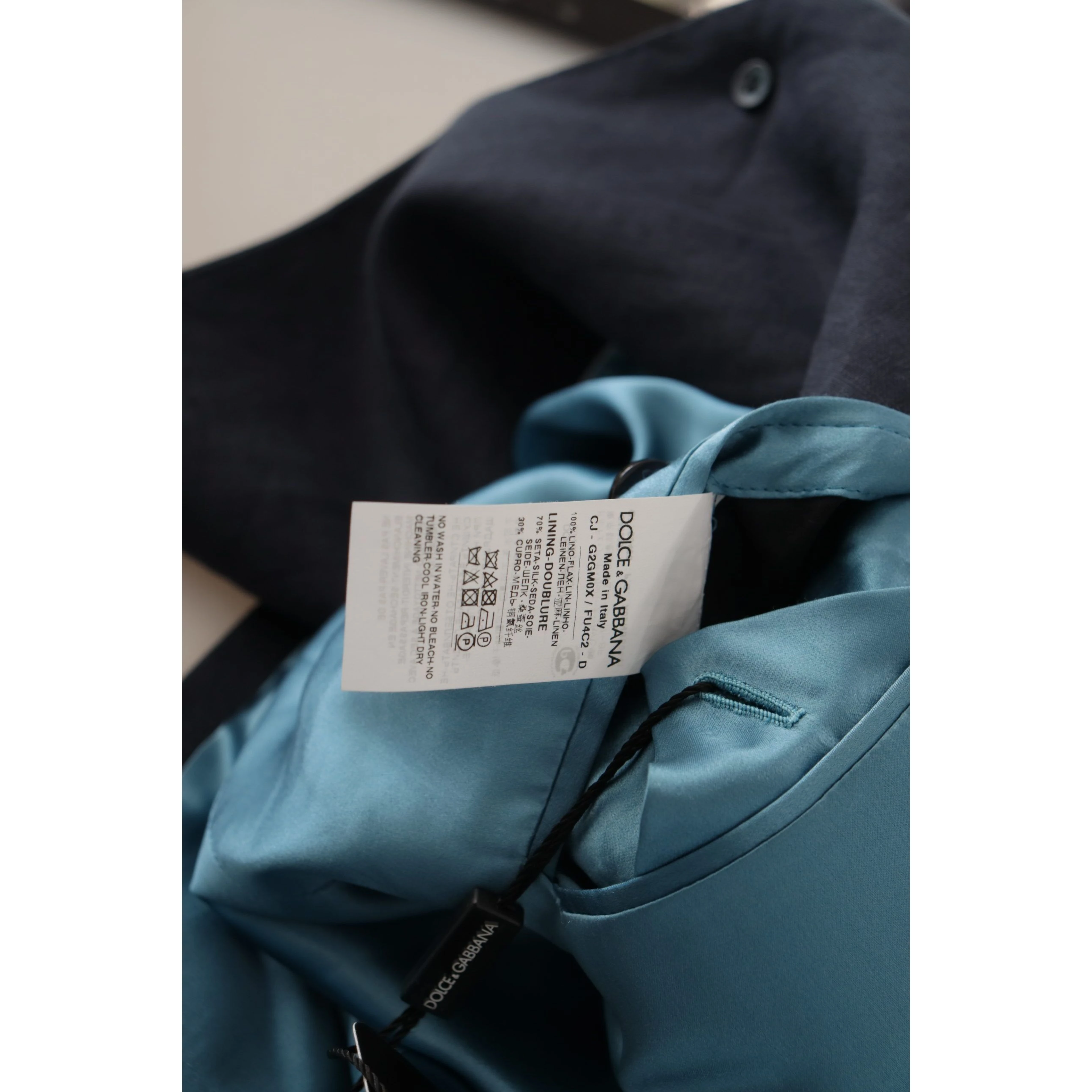 Dark Blue ALTA SARTORIA Jacket Coat Blazer