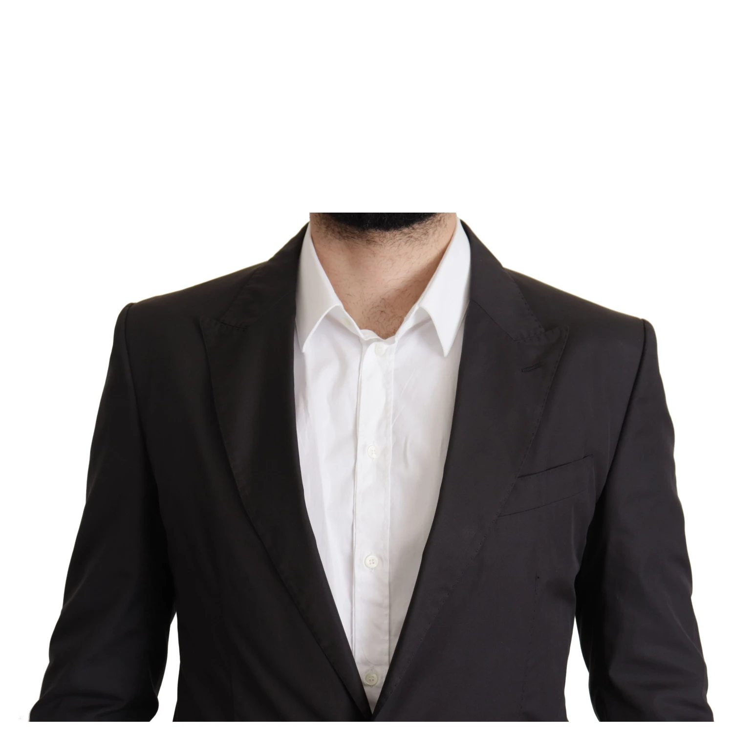 Black Single Breasted TAORMINA Breasted Blazer